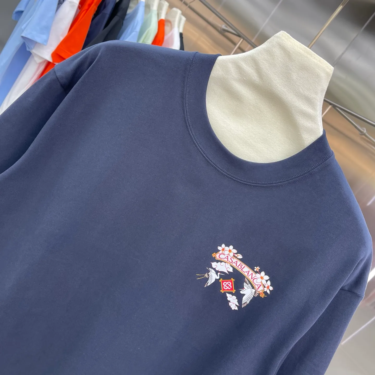 New Arrival Casablanca Classic Series T ～ ， ， 。 ， Classic ， In Stock ！ ：White Black Green Gray Light Green Blue Royal Blue Orange（8 ） Size：S M L XL XXL
